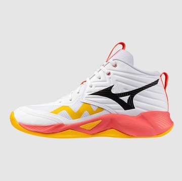 Scarpe pallavolo unisex Mizuno WAVE MOMENTUM PRO MID  bianco - V1GA254501